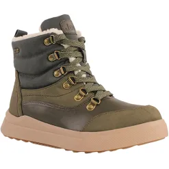 Jana Boots<Ladies Lace Up Ankle Boots - 26270-43 - Olive