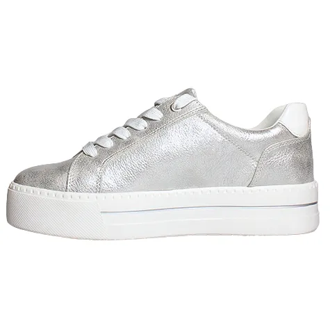 Jana Trainers<Ladies Platform Trainers - 23767-43 - Silver