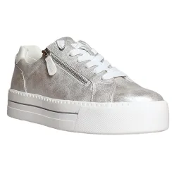 Jana Trainers<Ladies Platform Trainers - 23767-43 - Silver