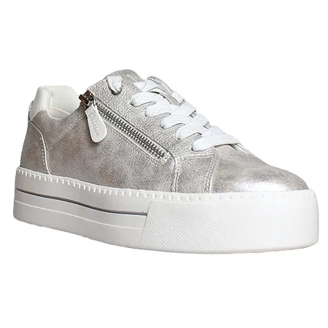 Jana Trainers<Ladies Platform Trainers - 23767-43 - Silver
