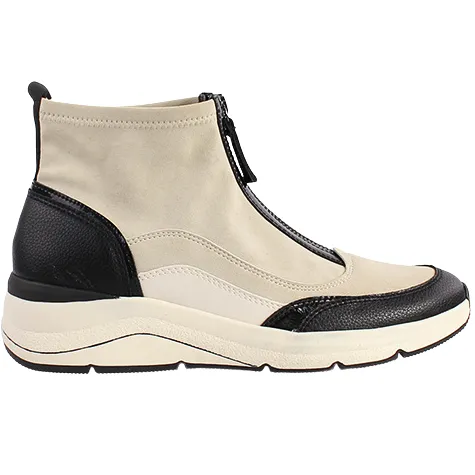 Jana Boots<Ladies Wedge Boots - 25473-43 - Ivory/Black