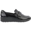 Jana Shoes<Ladies Wedge Shoes - 24666-43 - Black Patent
