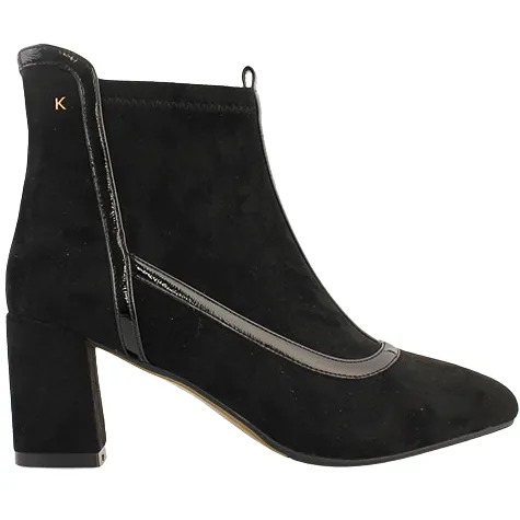Kate Appleby Boots<Block Heeled Ankle Boots - Bolsover - Black Suede
