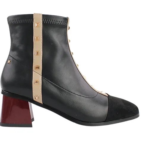 Kate Appleby Boots<Block Heeled Ankle Boots - Pentridge - Black Multi
