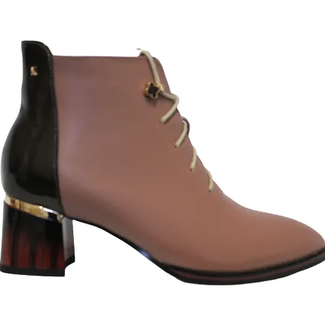 Kate Appleby Boots<Block Heeled Ankle Boots - Llanfair - Pink