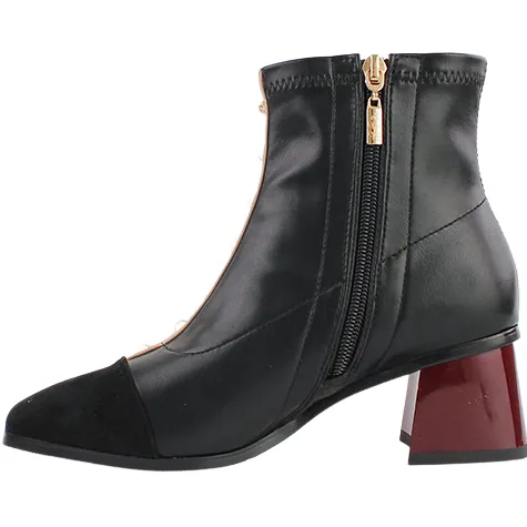 Kate Appleby Boots<Block Heeled Ankle Boots - Pentridge - Black Multi
