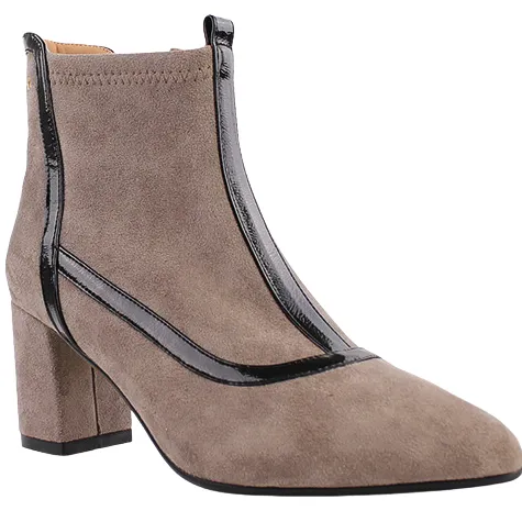 Kate Appleby Boots<Block Heeled Ankle Boots - Bolsover - Taupe Suede