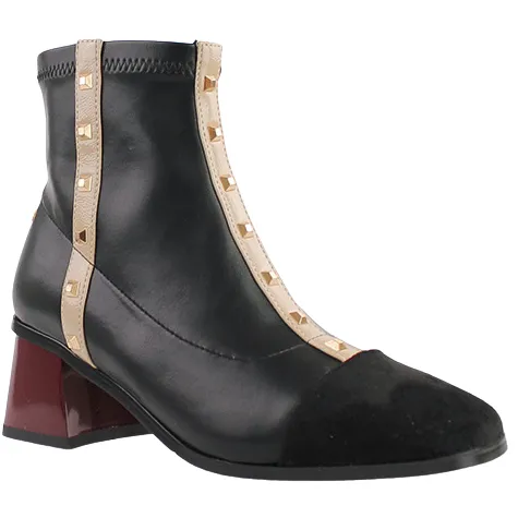 Kate Appleby Boots<Block Heeled Ankle Boots - Pentridge - Black Multi