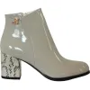 Kate Appleby Boots<Block Heeled Ankle Boots - Dalston - Putty