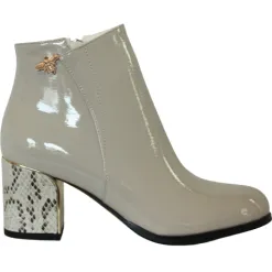 Kate Appleby Boots<Block Heeled Ankle Boots - Dalston - Putty