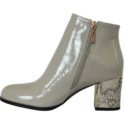 Kate Appleby Boots<Block Heeled Ankle Boots - Dalston - Putty