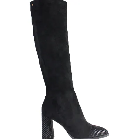 Kate Appleby Boots<Block Heeled Ankle Boots - Tynan - Black Suede