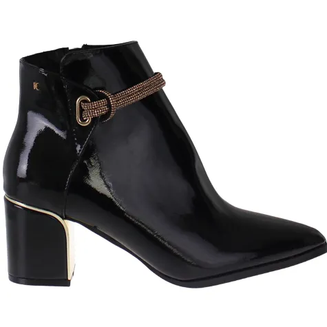 Kate Appleby Boots<Block Heeled Knee Boots - Edgware - Black Suede