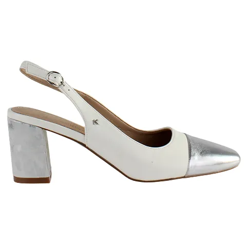 Kate Appleby Heels<Block Heeled Slingbacks - Ystard - White