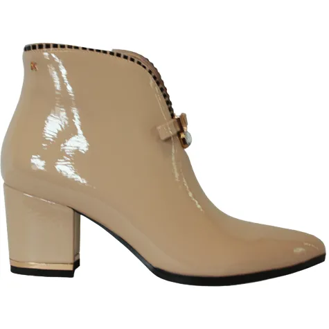 Kate Appleby Boots<Block Heeled Mid Boots - Ambleside - Nude