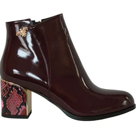 Kate Appleby Boots<Block Heeled Ankle Boots - Dalston - Blue