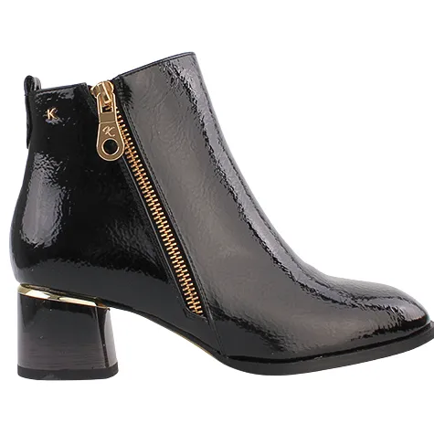 Kate Appleby Heels<Block Heeled Loafers - Ongar - Green Velvet