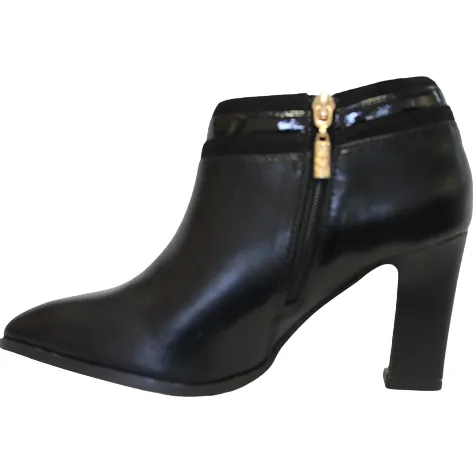 Kate Appleby Boots<Block Heeled Ankle Boots - Methven - Navy Suede