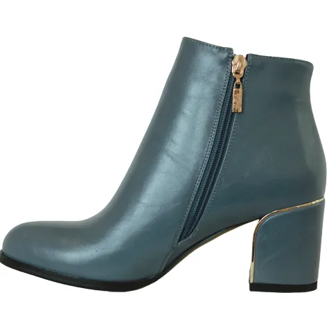 Kate Appleby Boots<Block Heeled Ankle Boots- Dalston - Burgundy Patent