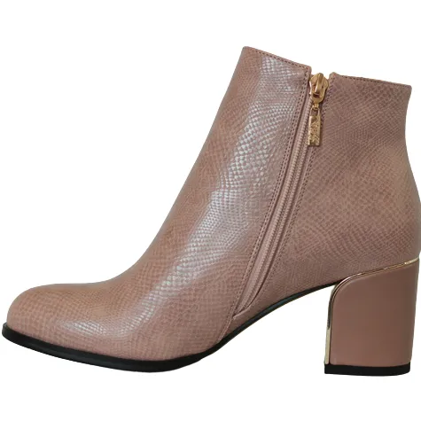 Kate Appleby Boots<Block Heeled Ankle Boots - Llanfair - Pink