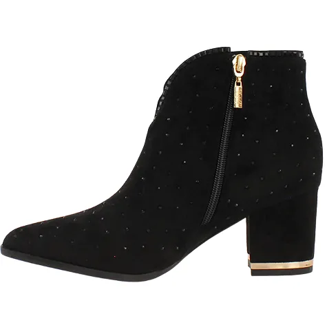Kate Appleby Boots<Block Heeled Ankle Boots - Greenhill - Navy Patent