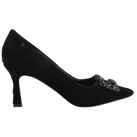 Kate Appleby Heels<Dressy Heeled Pumps - Tawtan - Black Velvet