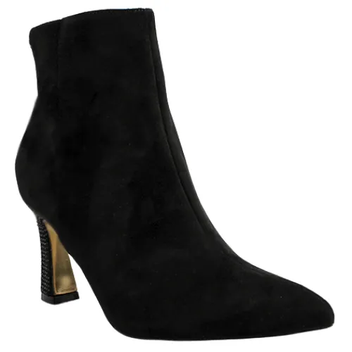 Kate Appleby Boots<Dressy Heeled Ankle Boots - Newmills - Black Suede