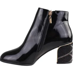 Kate Appleby Boots<Ladies Ankle Boots - Leyburn - Black Patent