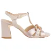 Kate Appleby Heels<Ladies Block Heeled Sandals - Sarsden - Nude