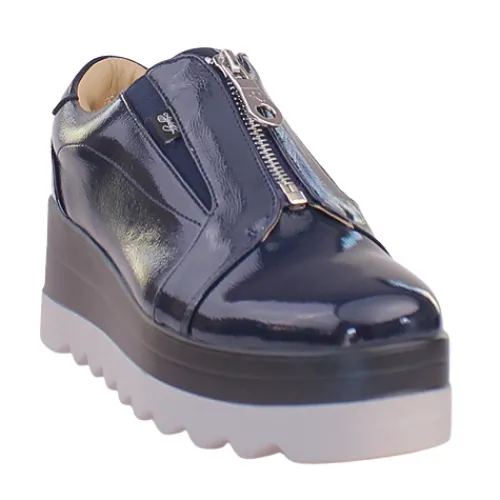 Kate Appleby Shoes<Ladies Platform Shoes - Launton - Navy