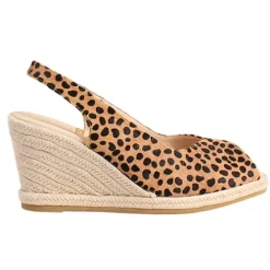 Kate Appleby Sandals<Ladies Wedge Sandals - Tregele - Leopard