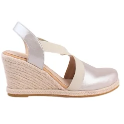 Kate Appleby Sandals<Ladies Wedge Sandals - Llanidan - Silver