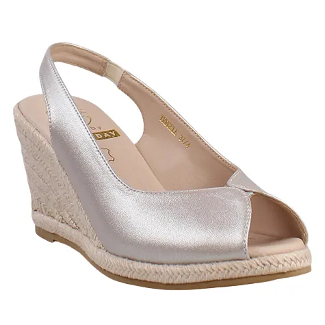 Kate Appleby Sandals<Ladies Wedge Sandals - Tregele - Silver