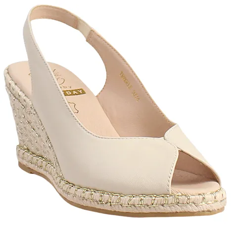 Kate Appleby Sandals<Ladies Wedge Sandals - Tregele - Cream