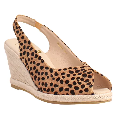 Kate Appleby Sandals<Ladies Wedge Sandals - Tregele - Leopard
