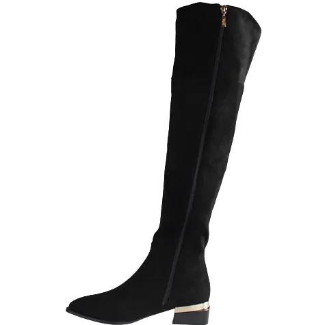 Kate Appleby Boots<Over The Knee Boots - Gosport - Black Suede