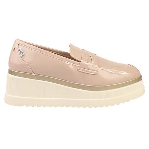 Kate Appleby Shoes<Platform Loafers - Keady - Beige Patent