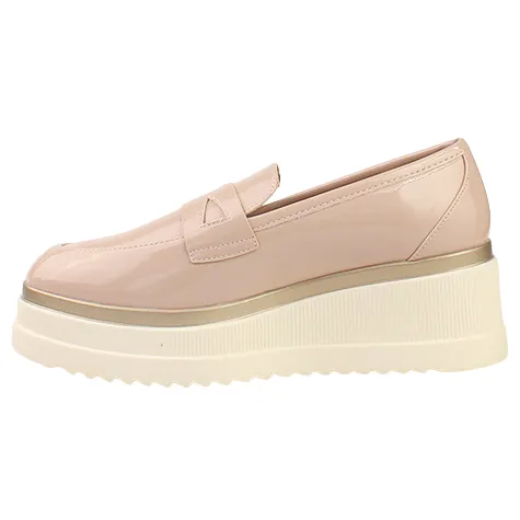 Kate Appleby Shoes<Platform Loafers - Keady - Beige Patent
