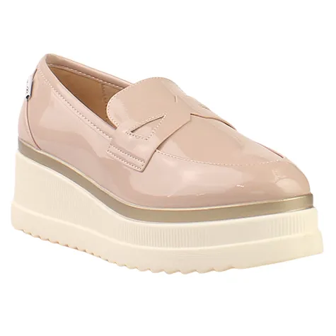 Kate Appleby Shoes<Platform Loafers - Keady - Beige Patent