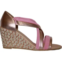 Kate Appleby Sandals<Wedge Sandals - Lerwick - Pink/ Gold