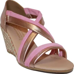 Kate Appleby Sandals<Wedge Sandals - Lerwick - Pink/ Gold