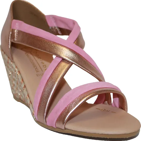 Kate Appleby Sandals<Wedge Sandals - Lerwick - Pink/ Gold