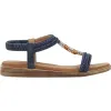 Lunar Sandals<Ladies Flat Sandals - Portofino - Blue