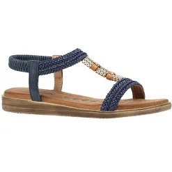 Lunar Sandals<Ladies Flat Sandals - Portofino - Blue