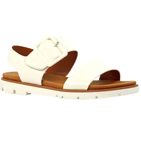 Lunar Sandals<Ladies Flat Sandals - Cher - White