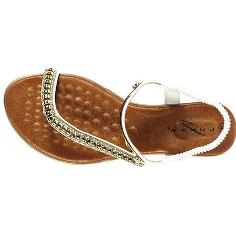 Lunar Sandals<Ladies Flat Sandals - Asia II - White