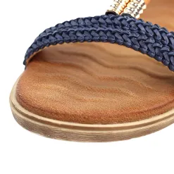 Lunar Sandals<Ladies Flat Sandals - Portofino - Blue