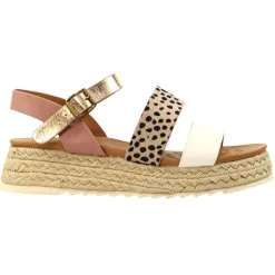 Lunar Sandals<Ladies Flatform Sandals - Summer - White