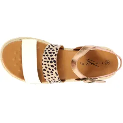 Lunar Sandals<Ladies Flatform Sandals - Summer - White