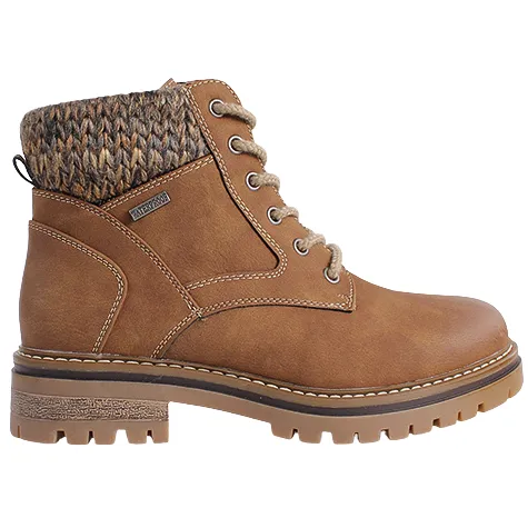 Lunar Boots<Ladies Laced Ankle Boots - Yestin - Tan